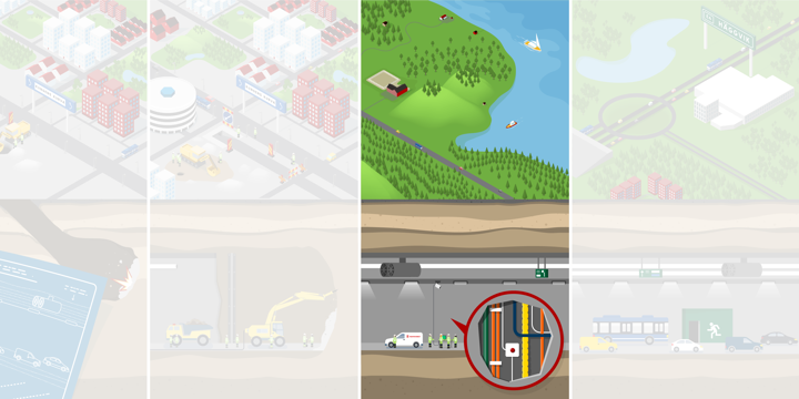Illustration som visar installationsfasen