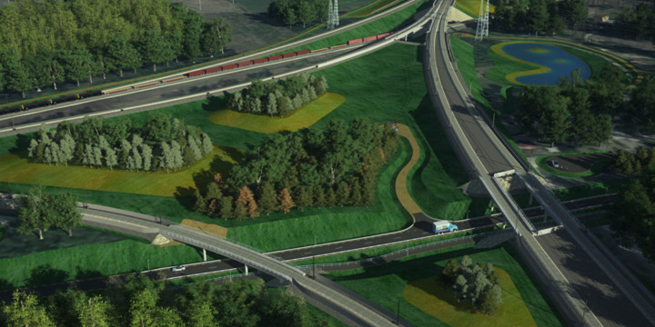 Broar över Hallsbergsvägen