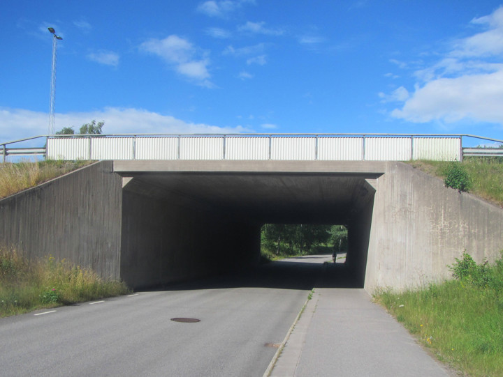 Tunneln i Ryd på väg 34 som vi ska reparera.