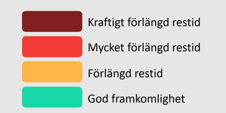 Förklaring av färger i tabeller