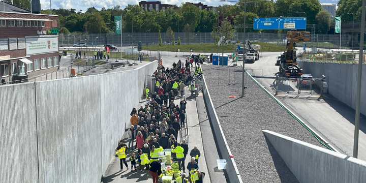 Rampen vid trafikplats Vinsta
