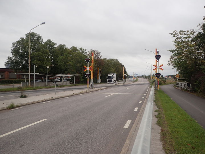 Bron på väg 35 intill SAAB Linköping.