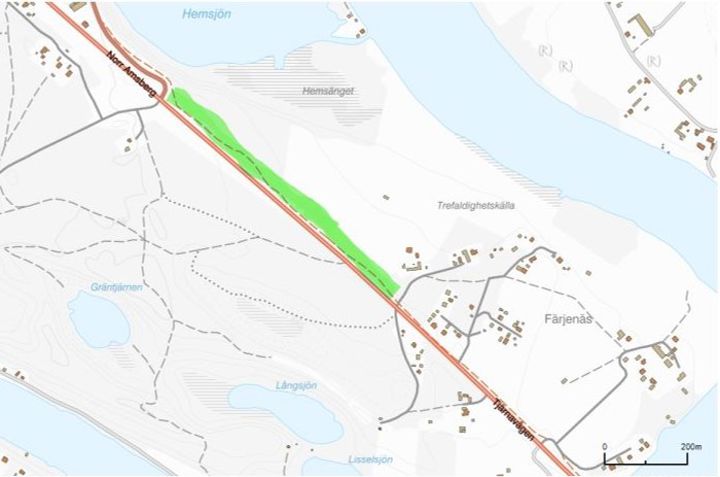 Asfaltering kommer att ske av hela gång- och cykelvägen från Mellsta till väg 905 då det även kan bli svårt med framkomligheten före och efter bron över Dalälven. Vi ber om överseende för den störning som arbetet medför, se grön markering i kartan