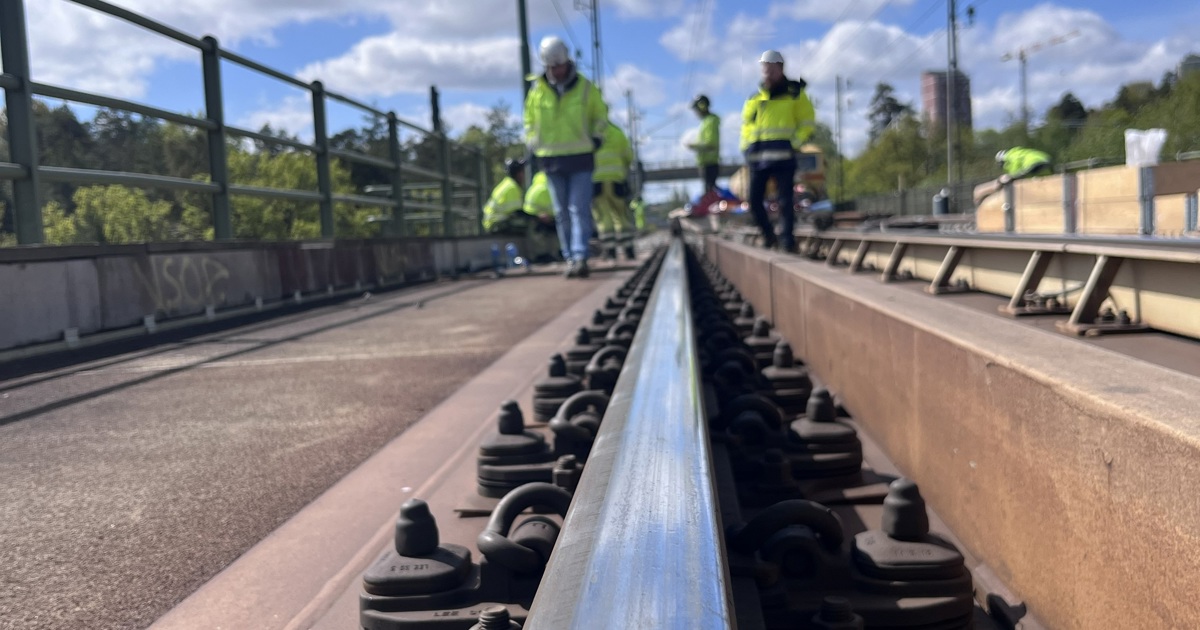 Sky Räls Tusentals meter räls byttes under en helg - www.trafikverket.se