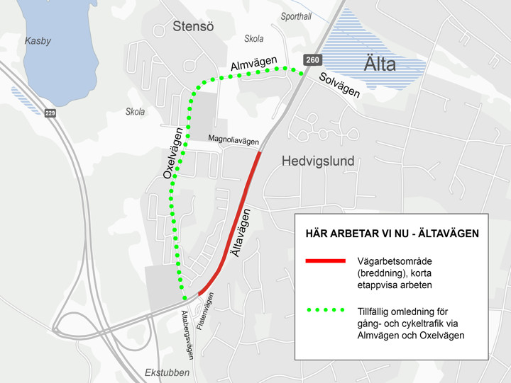 Här pågår arbeten just nu