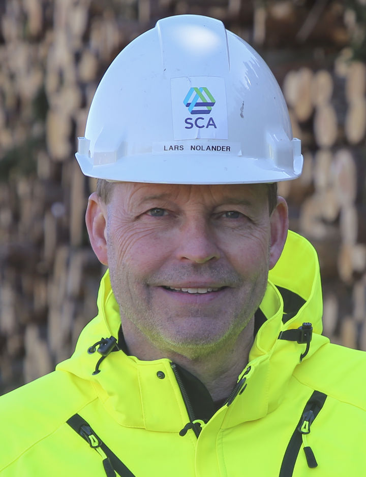Lars Nolander, logistikchef på SCA Skog.
