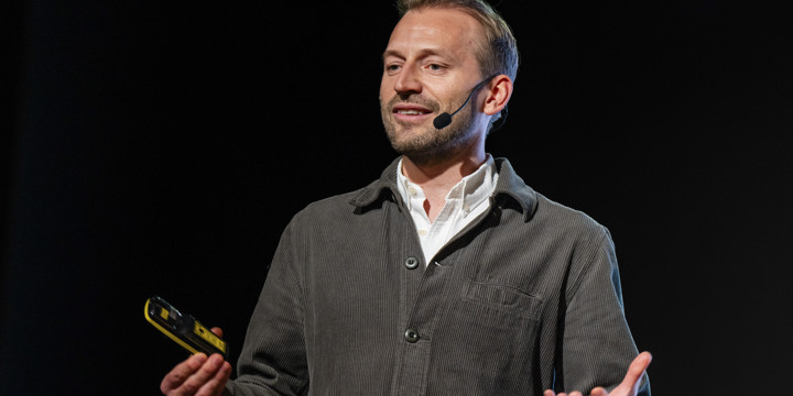 Olof Johansson, under Ingenjörsdagen förra året.