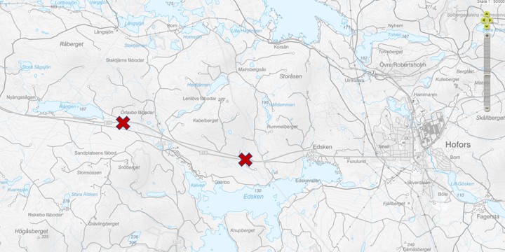 Översiktskarta som visar planerade åtgärder