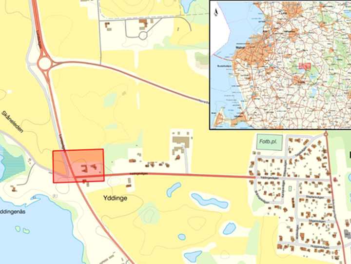 Bilden beskriver projektets geografiska ......