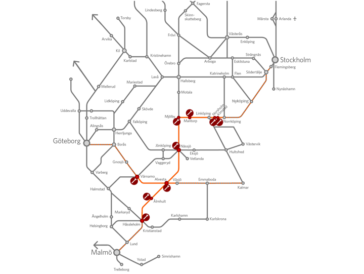 Pågående arbeten vecka 24 2023