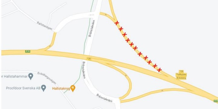 Illustration av den avstängda rampen.